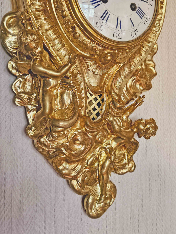 Gilt Bronze Wall Light L XV "Venus and two loves"