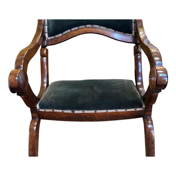 Armchair - Prie Dieu in mahogany Napoleon III