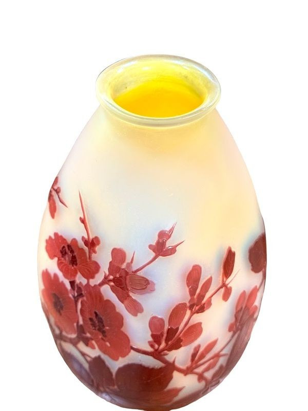 Emile Gallé "Apple Blossom" Vase