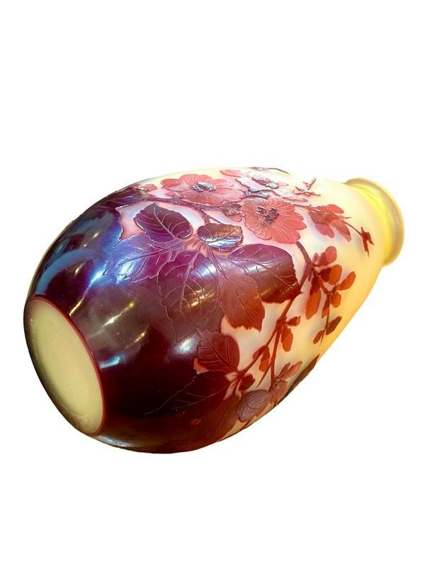 Emile Gallé "Apple Blossom" Vase