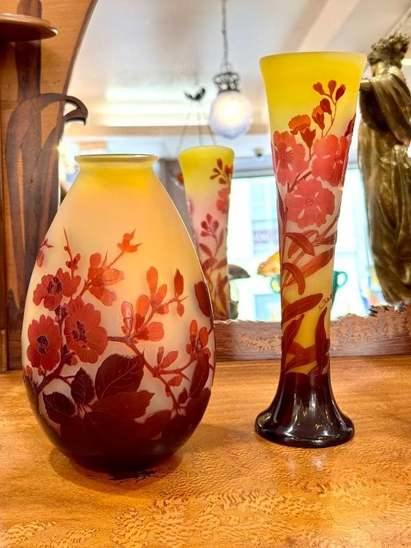 Emile Gallé "Apple Blossom" Vase