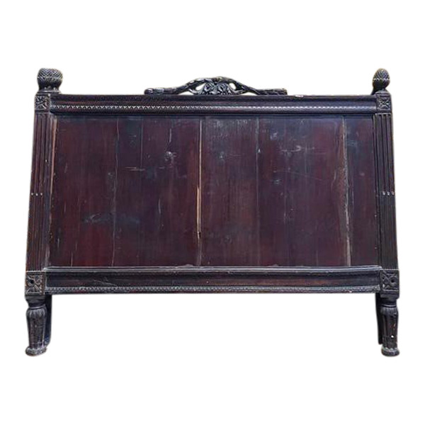 Louis XVI period mahogany bed