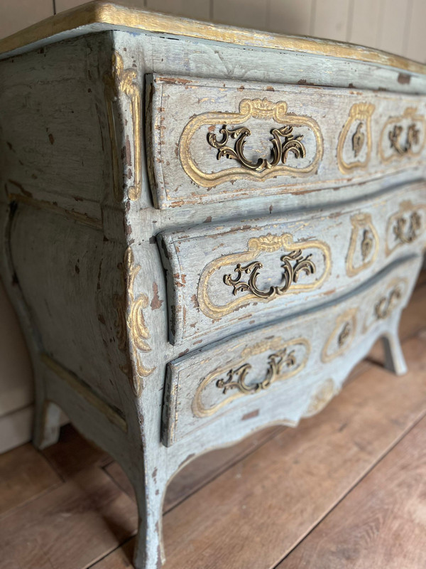 Commode tombeau louis XV datant de la fin du 19 e siècle 