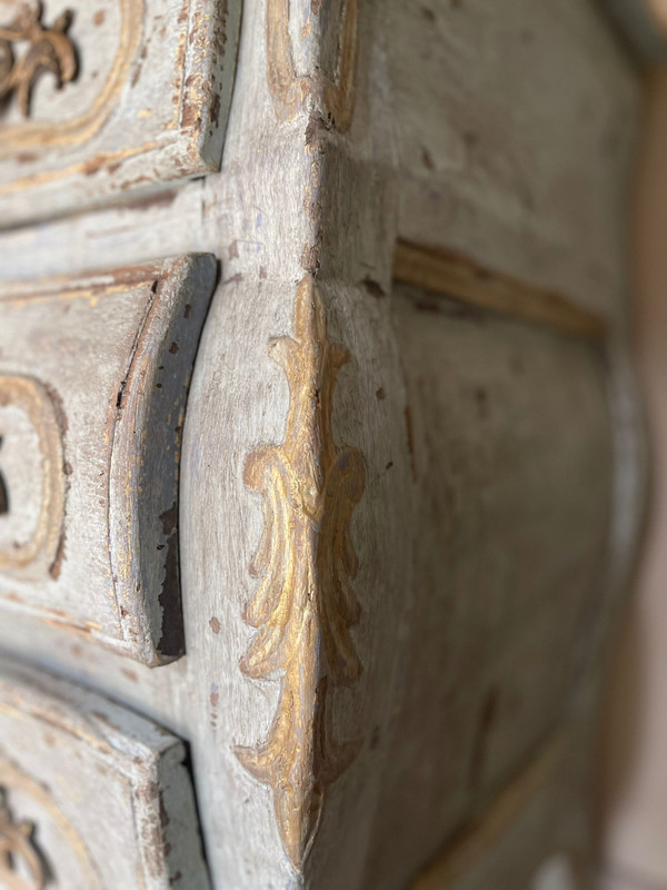 Commode tombeau louis XV datant de la fin du 19 e siècle 