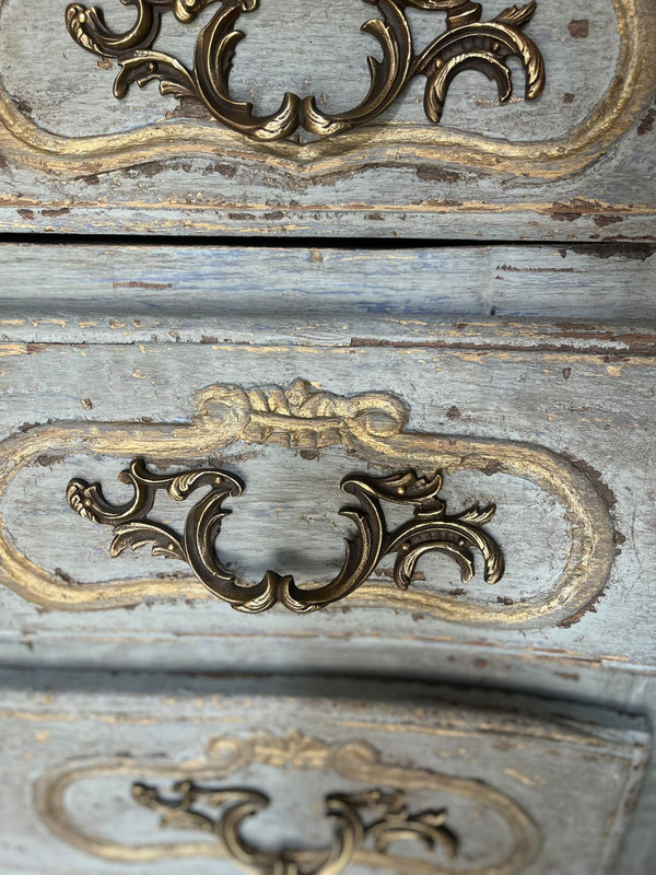 Commode tombeau louis XV datant de la fin du 19 e siècle 