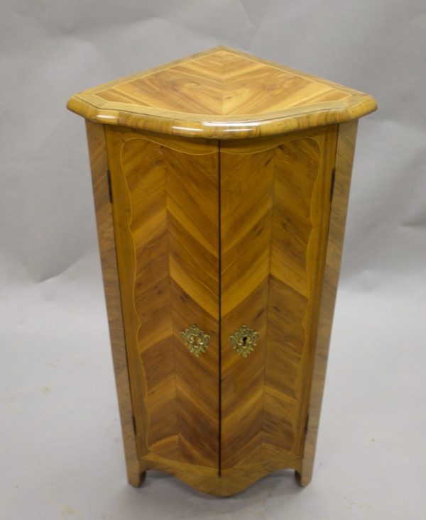 Small Inlaid Corner Cabinet