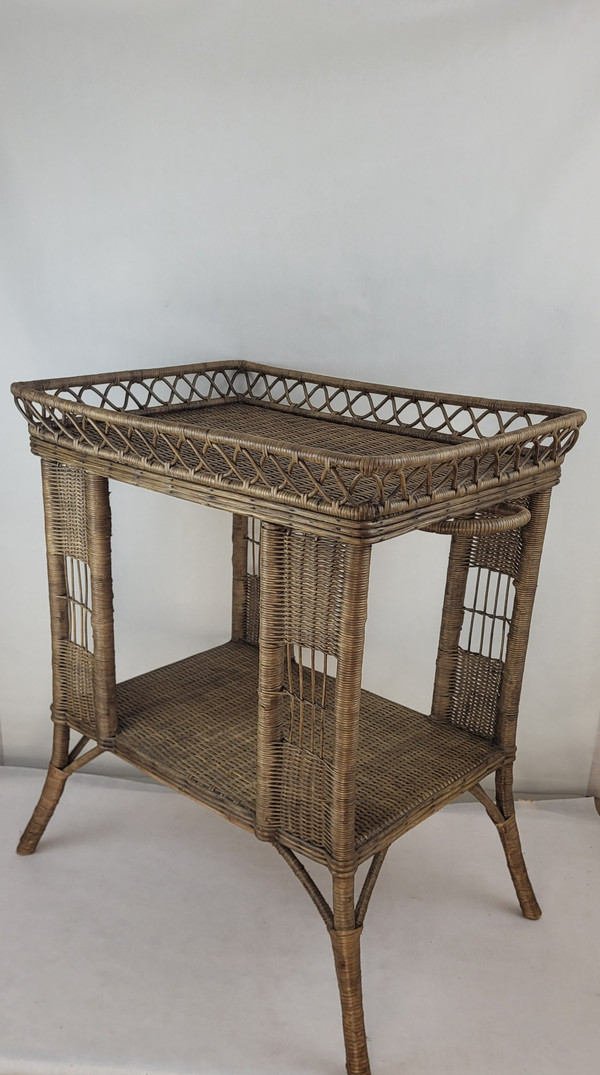 Wicker & rattan sideboard circa 1900.