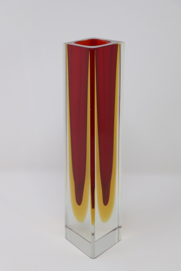 artistic vase, 1970s Murano glass