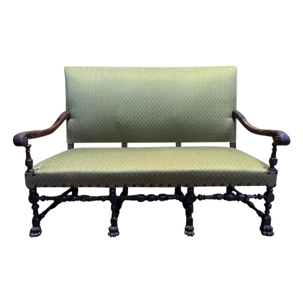 Sofa - Bench in Haute Époque - Renaissance style