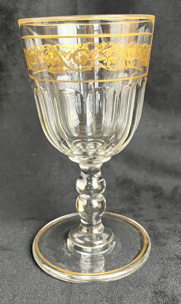 Set of 2 Baccarat Glasses Médicis Model - 1890