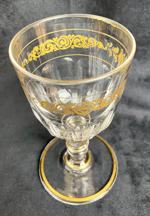 Set of 2 Baccarat Glasses Médicis Model - 1890