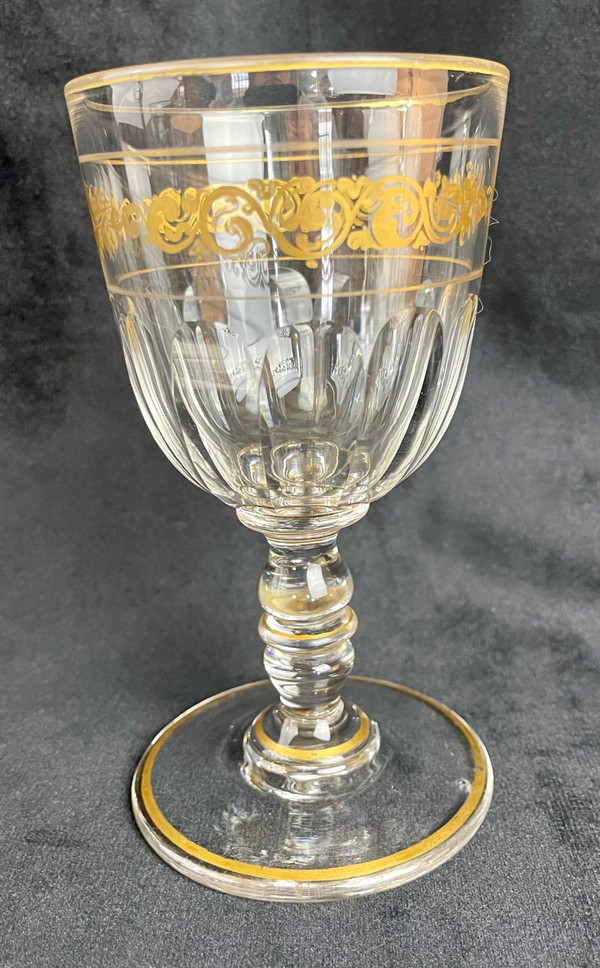 Set of 2 Baccarat Glasses Médicis Model - 1890