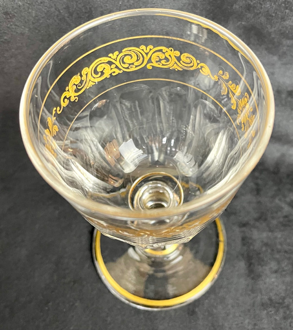 Set of 2 Baccarat Glasses Médicis Model - 1890