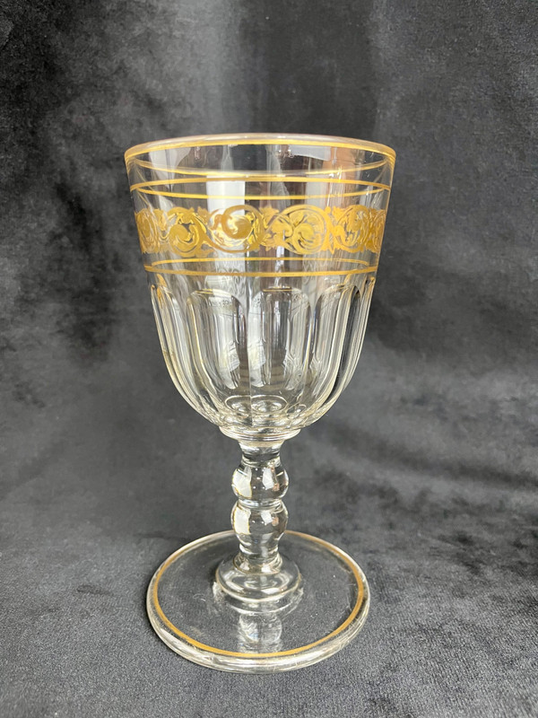 Set of 2 Baccarat Glasses Médicis Model - 1890