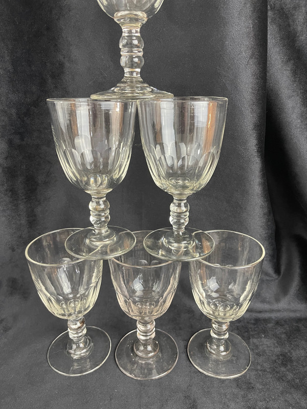 Set of 6 Baccarat Médicis glasses