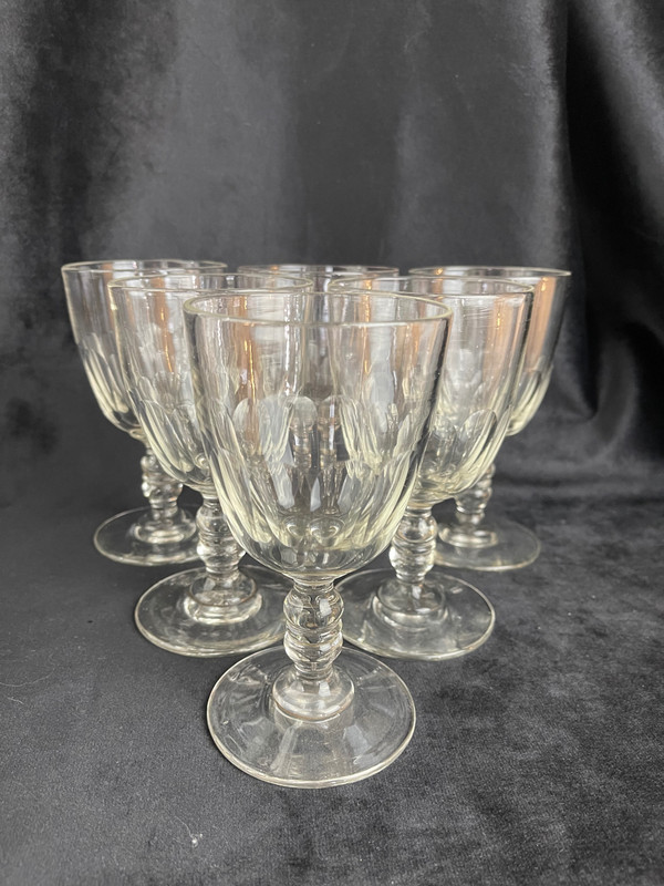 Set of 6 Baccarat Médicis glasses