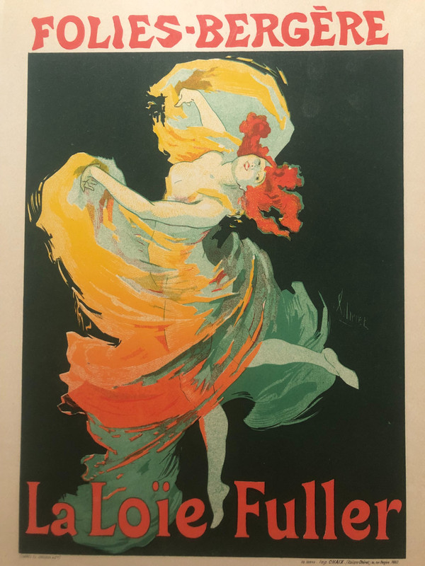 Maitres de l'affiche Tafel 73 La LoÏe Fuller Folies Bergère von Jules Chéret 1897