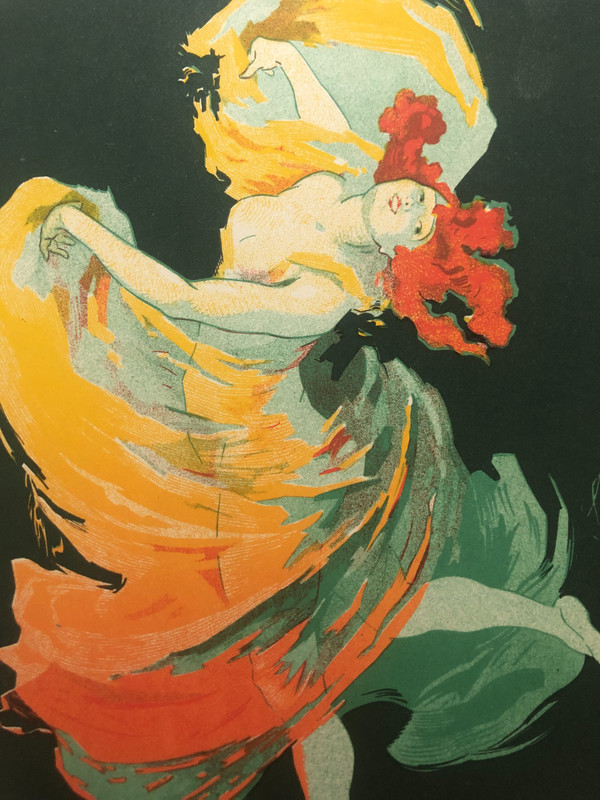 Maitres de l'affiche Tafel 73 La LoÏe Fuller Folies Bergère von Jules Chéret 1897