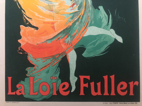 Maitres de l'affiche Tafel 73 La LoÏe Fuller Folies Bergère von Jules Chéret 1897