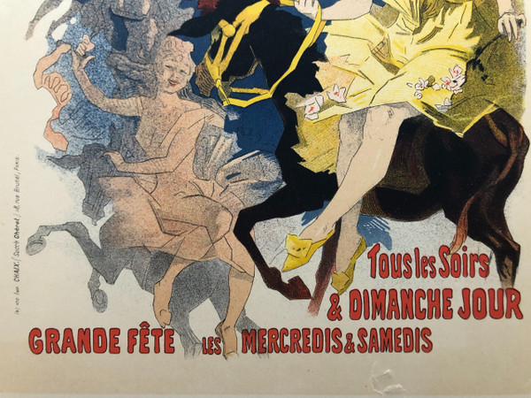 Maitres de l'affiche plate 53 Bal au Moulin Rouge by Jules Chéret 1897