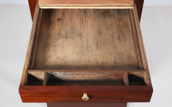 Mahogany writing table, Empire period