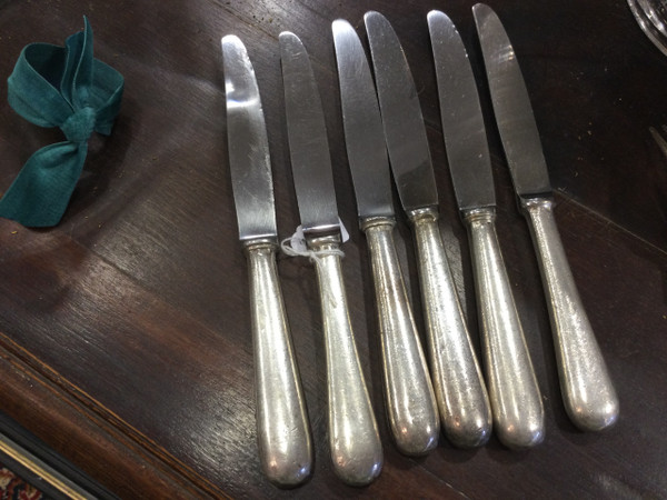 6 Marine Nationale dessert knives