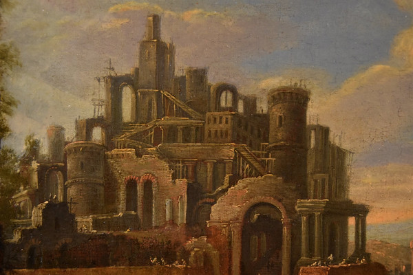 Construction Of The Tower Of Babel, Flemish Painter 17th-18th Century