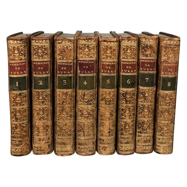 8 volumes Mémoires de Maximilien de Béthune Duc de Sully 1778