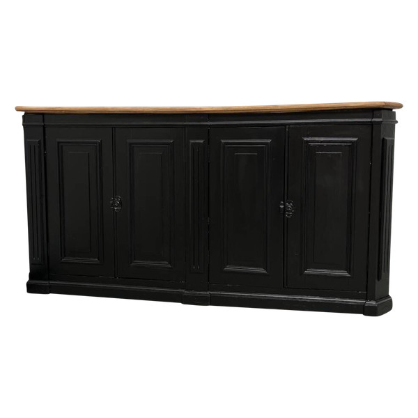 Eck-Sideboard aus dem 20. Jahrhundert, komplett restauriert