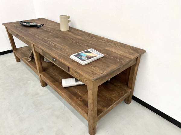 Old counter, drapery table from the 50s