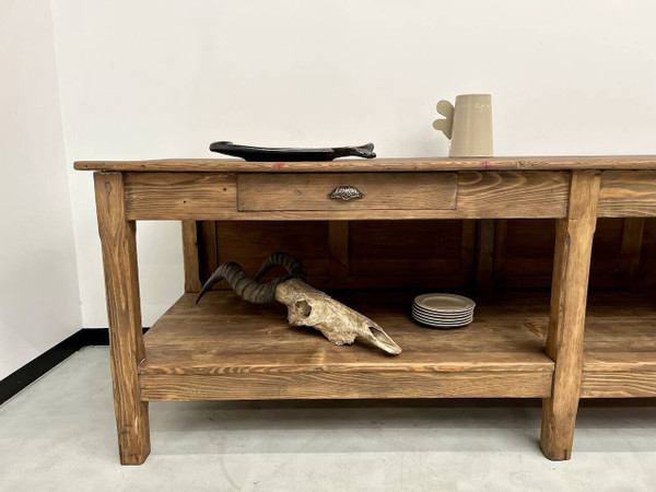 Old counter, drapery table from the 50s