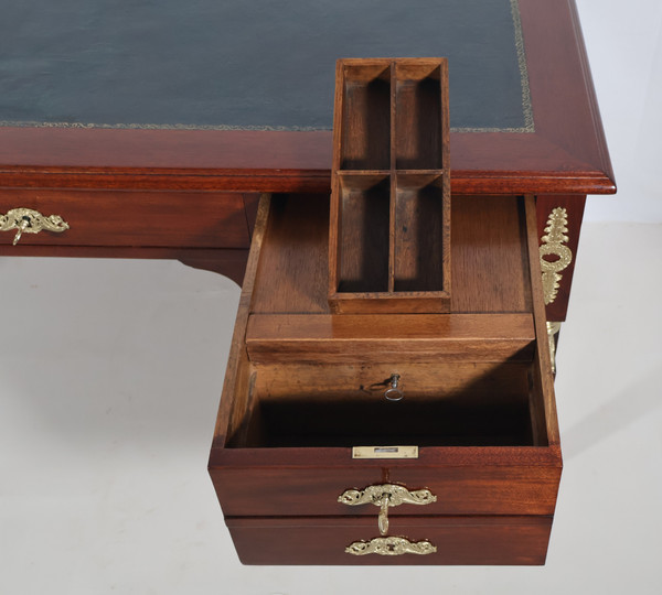 Double-sided flat desk in the style of Return from Egypt, late 19th century