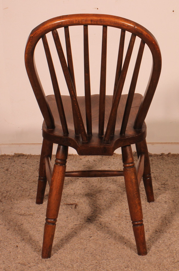 Set Of 4 19th Century Windsor Chairs