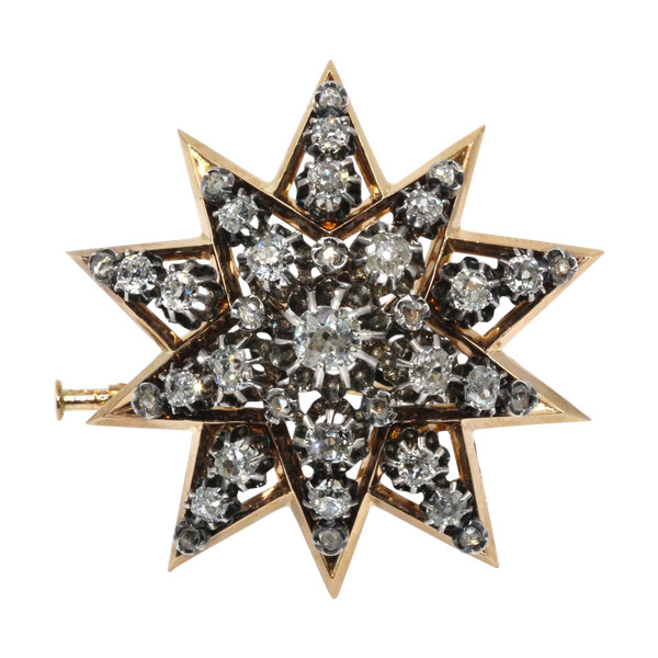 Napoleon III Diamond Brooch