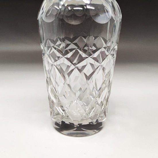 1950s Gorgeous Bohemian Cut Crystal Cocktail. Made in Italy