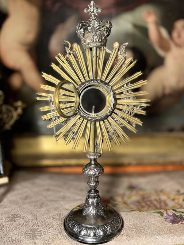 Silver Monstrance - Circa 1868