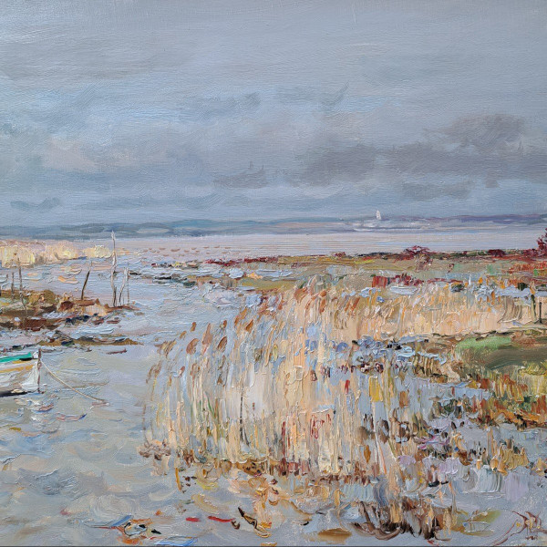 Jean Rigaud (1912-1999) - Le Port De By (médoc) - Grand Format