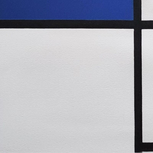 1970s Original Gorgeous After Piet Mondrian "Composition" Litografia in edizione limitata