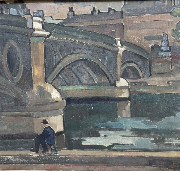 Fisherman on the quays of the Seine