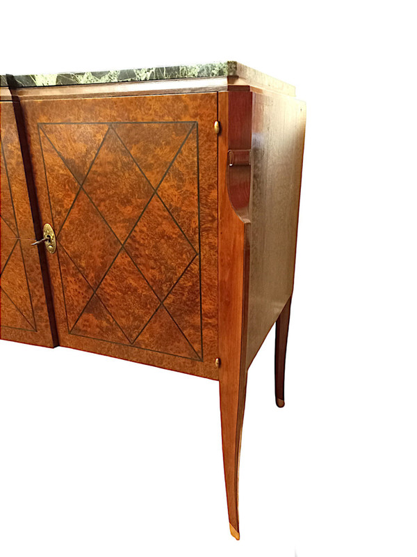 Art Deco inlaid chest of drawers