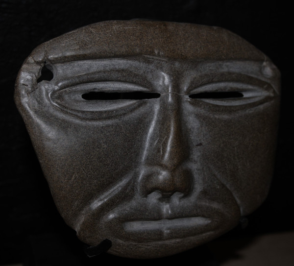 Hard stone mask, Mexico.