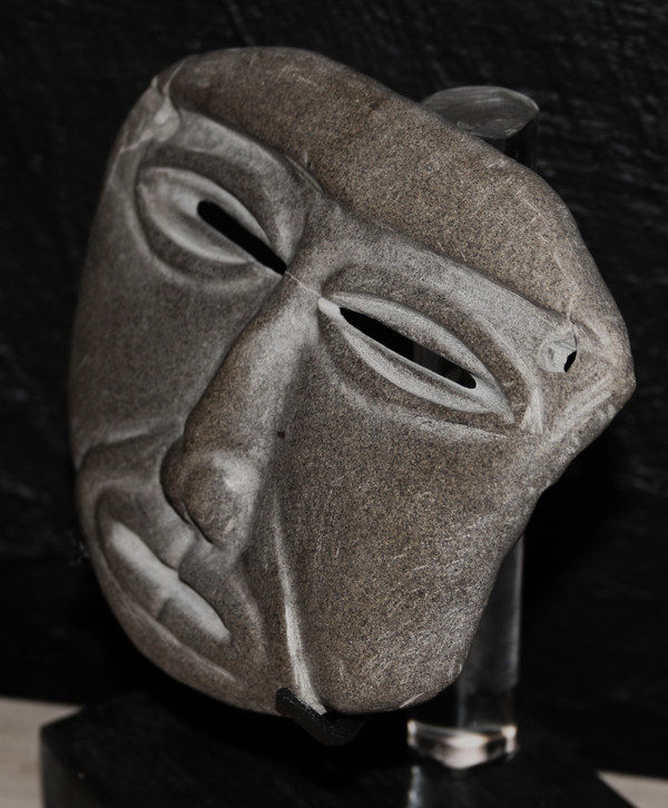 Hard stone mask, Mexico.