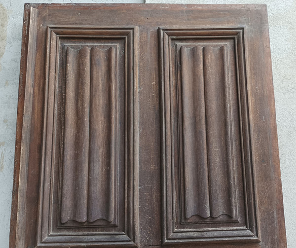 Antique Gothic oak door