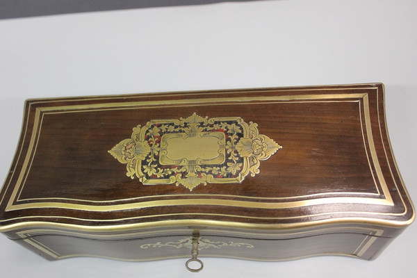 Handschuhfach Napoleon III Aus Schildpatt Und Kirschbaumholz XIX