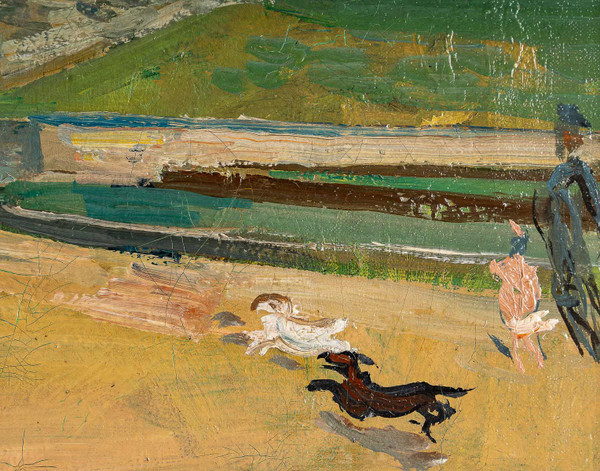 André Planson (1898-1981) Parc de La Ferté sous Jouarre oil on canvas circa 1943