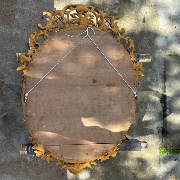 Oval glazed mirror Ref. 577 / 100x143