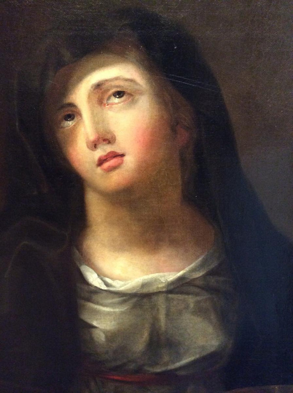 Portrait of a Vestal Virgin Rekindling the Sacred Fire, early 18th century.