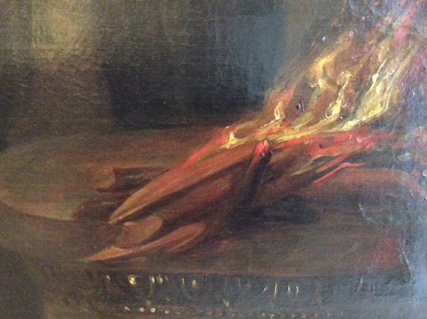 Portrait of a Vestal Virgin Rekindling the Sacred Fire, early 18th century.