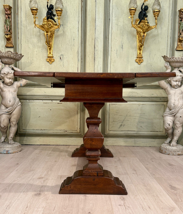 19th Century Oak Console Monastery Table