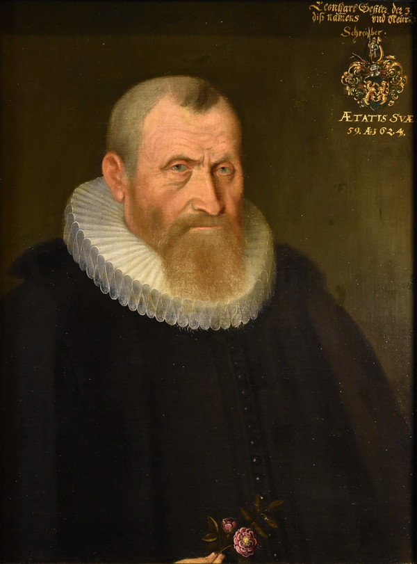 Portrait d'Un Gentilhomme, 1624, Cercle Michiel Jansz Van Mierevelt (Delft 1566 - 1641)